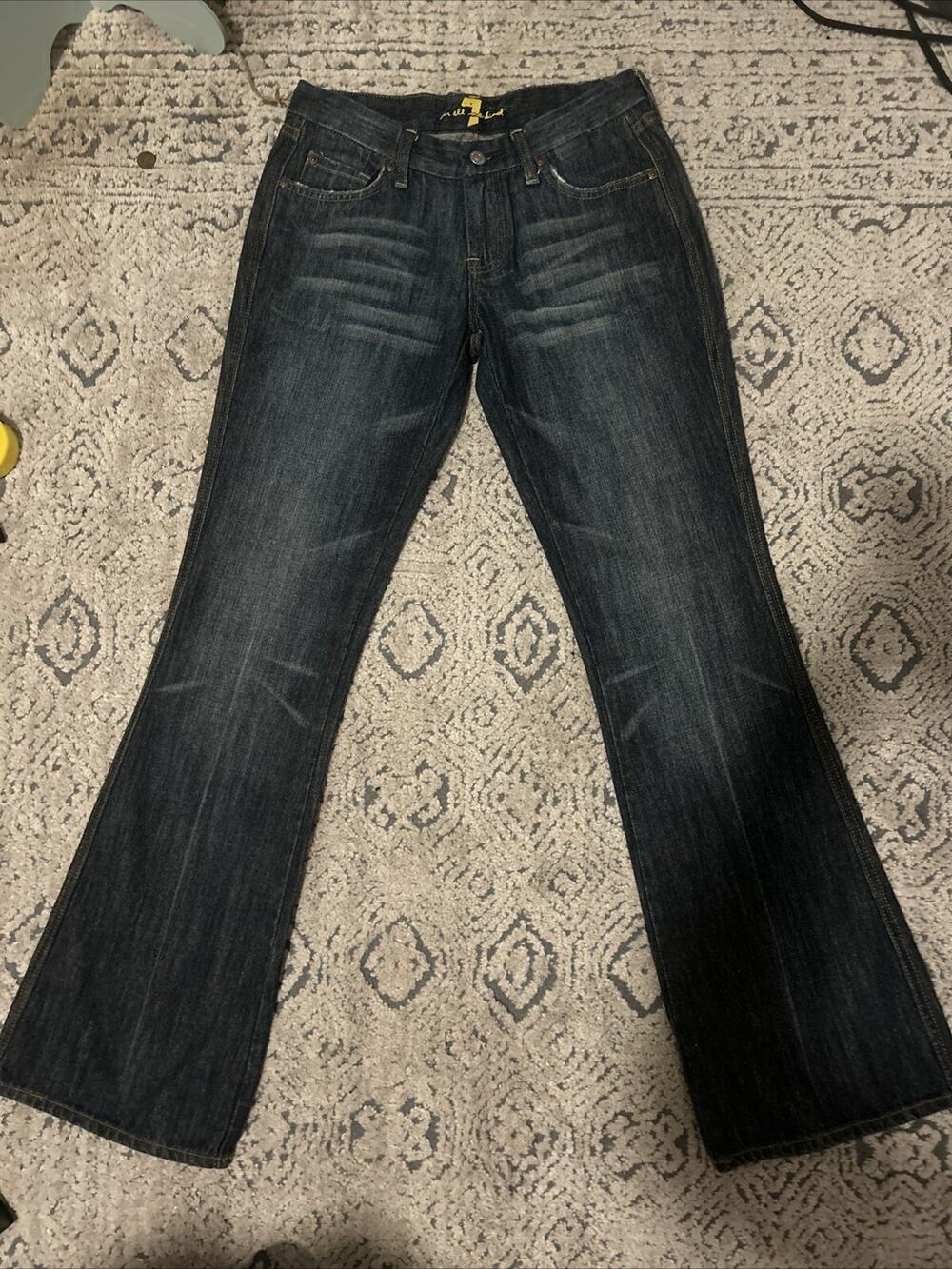 7 For All Mankind “A" Pocket Jeans Made USA Size 28 Style U130061U-061U Vintage